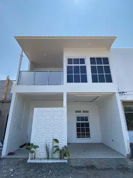 hunian mewah murah 2 lantai free design siap bangun