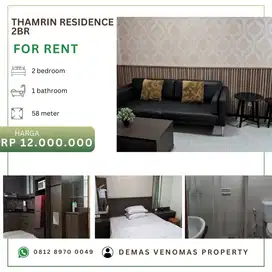 Disewakan Apartement Thamrin Residence 2 Bedrooms Full Furnished