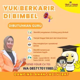 LOKER Guru Bimbel Tiki Taka Sentraland