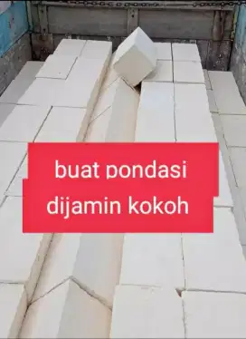 Batu kumbung untuk dinding dan pondasi