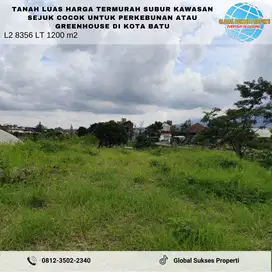 Tanah Luas Subur Bagus Utk Kebun Atau Greenhouse Asri Kota Batu