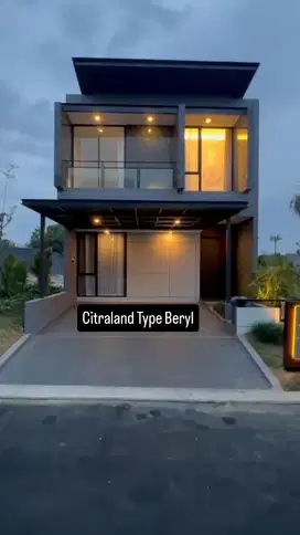 Rumah Baru 2 Lantai 3 Kamar Tidur Citraland Surabaya bisa KPR