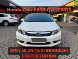 VERY RARE CIVIC FB3 AT 2013 PUTIH LOW KM JARANG ADA SE OLX  !!