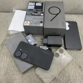 Asus zenfone 9 8/256 ex resmi black mulus fullset ori