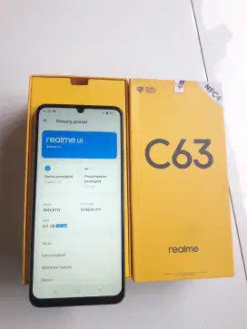 Realme C63 8/128 NFC Lengkap Mulus perfect garansi like New