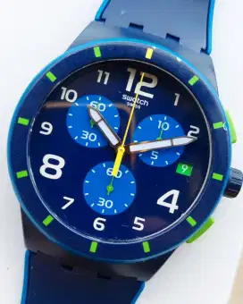 Swatch Swiss Original Chrono Plastic Bluee