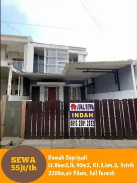 Rumah Full Furnish Tengah Kota Siap Pakai