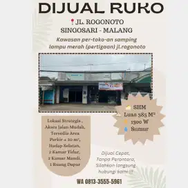 RUKO DIJUAL CEPAT TANPA PERANTARA