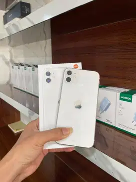 Iphone 11 64gb putih garansi aktif juni 2025 unit super seperti baru