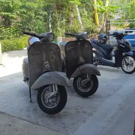 Vespa clasic,dua vespa satuan boleh borongan boleh