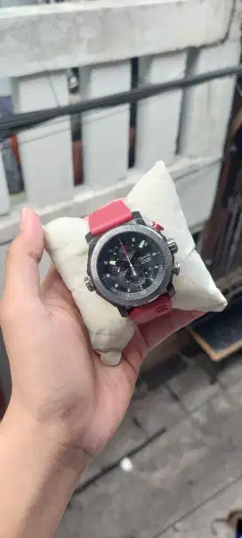 Jam Tangan Pria Alexandre Christie 6565 Mc Red