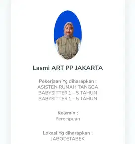 ASISTEN RUMAH TANGGA DAN BABYSITTER BARU LAHIR INAP DAN PP