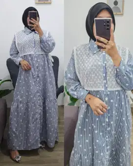 GAMIS KATUN SALUR BUNGA