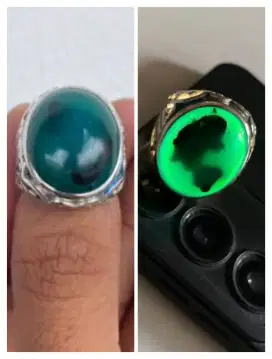 CINCIN BATU BACAN MOTIF IKAN KOI