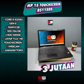 Hp 15 BS115DX Core i5 Gen8 Ram8GB Ssd256GB + Hdd500GB 15,6inch