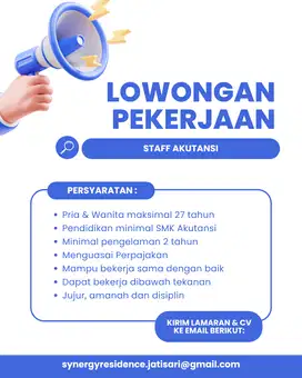 Loker Staff Akutansi