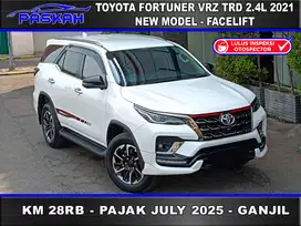 Pajak=Juni Bunga=5% GanjiL Km=28k Toyota FORTUNER 2.4 VRZ TRD 2021