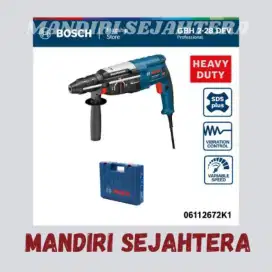 Bosch Rotary Hammer Listrik GBH 2-28 Dfv 850 Watt Mesin Bor SDS 3 mode