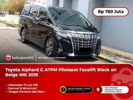 [ WARRANTY ] Toyota Alphard G ATPM Pilotseat Black hitam 2019/2020