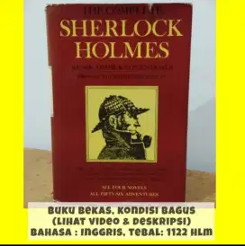 Buku novel antik vintage Sherlock Holmes 1122 hlm bhs Inggria