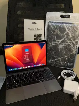 Macbook 12 inch ssd 256gb core M3 2017 IBOX JUAL CEPAT