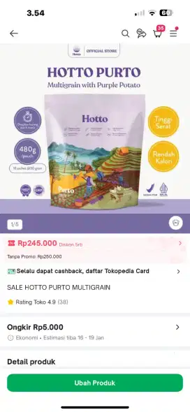 Jual Rugi HOTTO PURTO