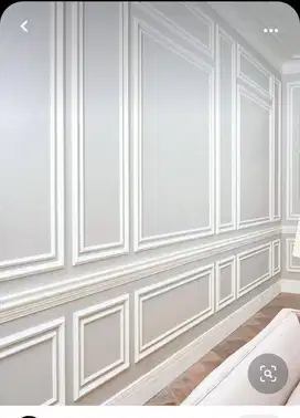 Sekat Plafon Partisi PVC GRC Gypsum Jasa Tukang Pasang Wall Moulding