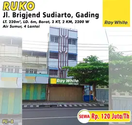 Disewakan Ruko di Jl. Brigjend Sudiarto Gading