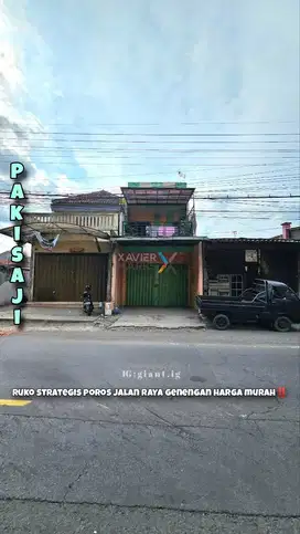 Ruko strategis di poros jalan Genengan Pakisaji Malang