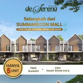 dijual cepat rumah ready unit, kawasan summarecon dekat bandara