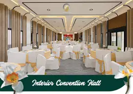 Interior convention hall fasilitas yang ada di Resort Jakal