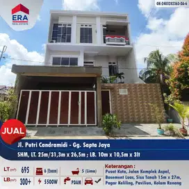 Dijual Rumah dengan Tanah Luas, Podomoro, Jl. Putri candramidi