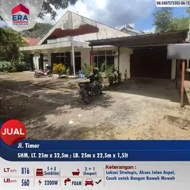 Dijual Rumah LOKASI STRATEGIS - TEPI Jl. Timor