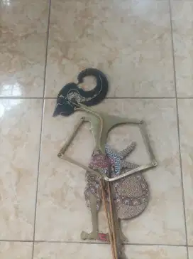 Wayang Kulit Arjuna/Janaka Asli Kulit Kerbau Masem