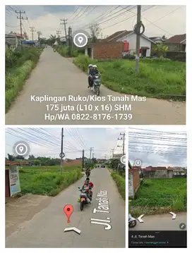 Tanah Kaplingan Ruko Tanah Mas Murah Banyuasin palembang