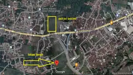 Jual Tanah Kavling Siap Bangun 300 meter ke Nusa Putra dan Exit Tol