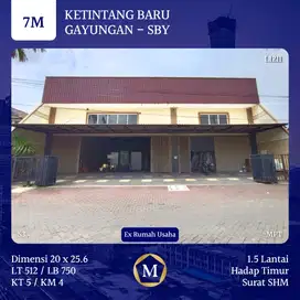 Rumah Usaha Ketintang Baru Gayungan dkt Ahmad Yani Gayungsari Tol Waru