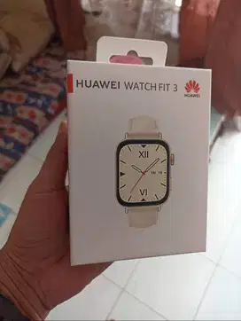 Huawei Watch Fit 3 Leather White NFC segel