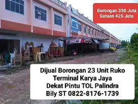 18 Unit Ruko Karya Jaya Gudang Murah palembang