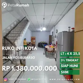 ruko bisnis jalan yos sudarso daerah glugur