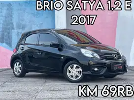 Honda Brio Satya 1.2 E AT 2017 non RS Low KM Seperti Baru Siap Lebaran