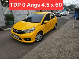 TDP 0 Angs Termurah Brio E CVT 2023 Automatic Kuning Low Km Like New