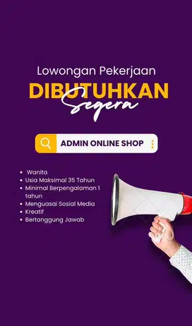 Admin Online shop