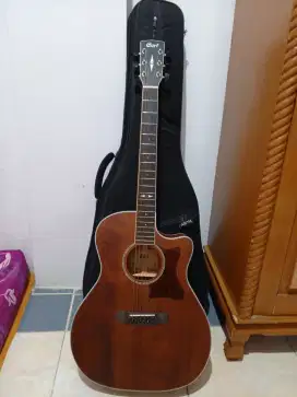 Jual Guitar Accoustic Cort GA5F FMH OP include Case