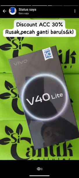 VIVO V40 LITE BARU HARGA BEKAS