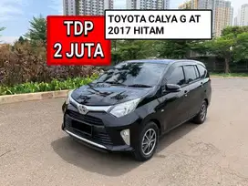 TOYOTA CALYA G AT 2017 HITAM PROMO MURAH DP MINIM 2 JUTA