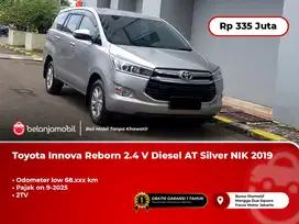 Toyota Innova Reborn 2.4 V Diesel 2TV AT Silver NIK 2019 2020