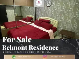 Dijual Apartement Belmont Residence 2 BR Furnished Bagus