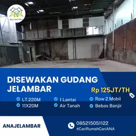 ANA GUDANG UK 11X20M DI JELAMBAR