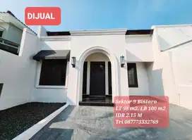 Rumah modern minimalis sektor 9 Bintaro (14735)